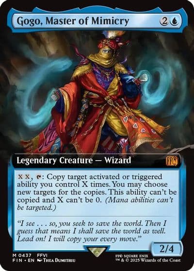 Gogo Master of Mimicry Extended Art FINAL FANTASY Magic card