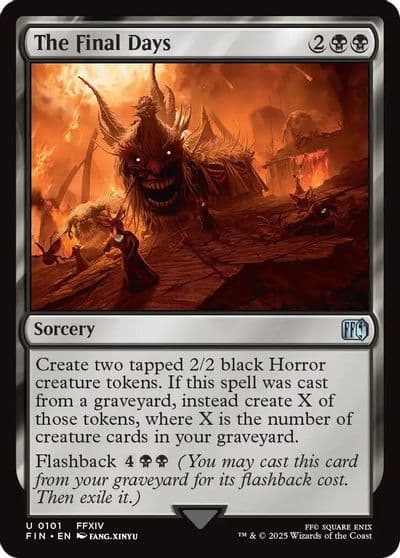 The Final Days FINAL FANTASY Magic card