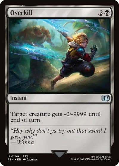 Overkill FINAL FANTASY Magic card