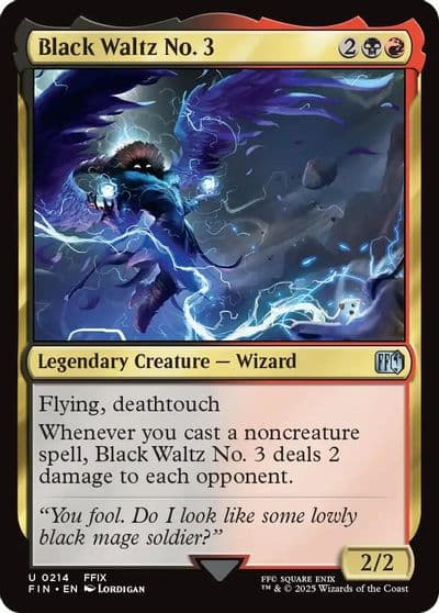 Black Waltz No 3 FINAL FANTASY Magic card