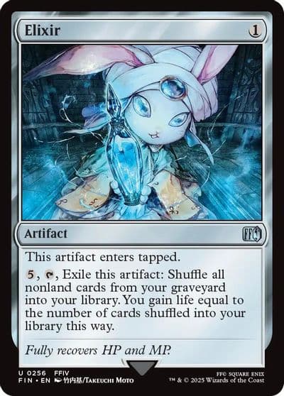 Elixir FINAL FANTASY Magic card