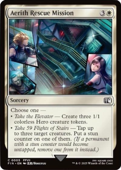 Aerith Rescue Mission FINAL FANTASY Magic card