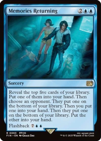 Memories Returning FINAL FANTASY Magic card