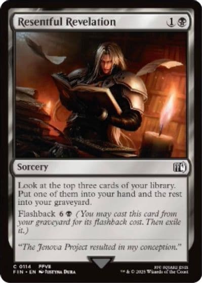 Resentful Revelation FINAL FANTASY Magic card
