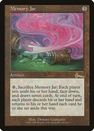 Memory Jar Urza's Legacy Magic card