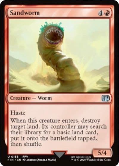 Sandworm FINAL FANTASY Magic card