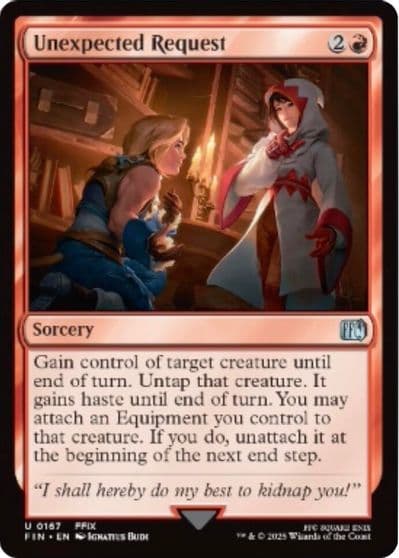 Unexpected Request FINAL FANTASY Magic card