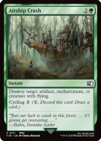 Airship Crash FINAL FANTASY Magic card