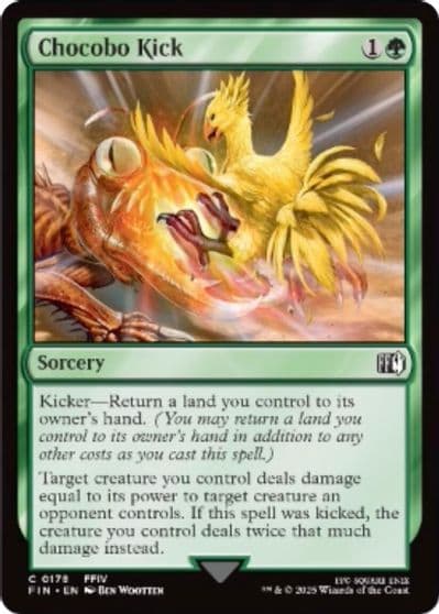 Chocobo Kick FINAL FANTASY Magic card