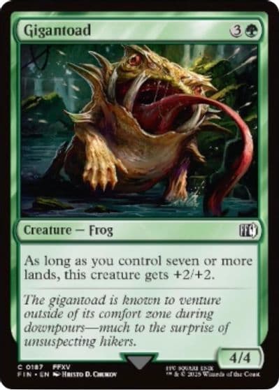 Gigantoad FINAL FANTASY Magic card
