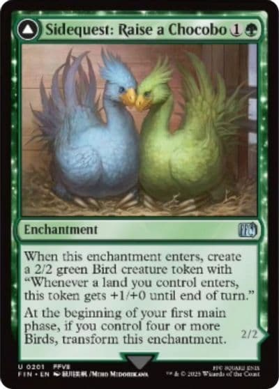 Sidequest Raise a Chocobo FINAL FANTASY Magic card