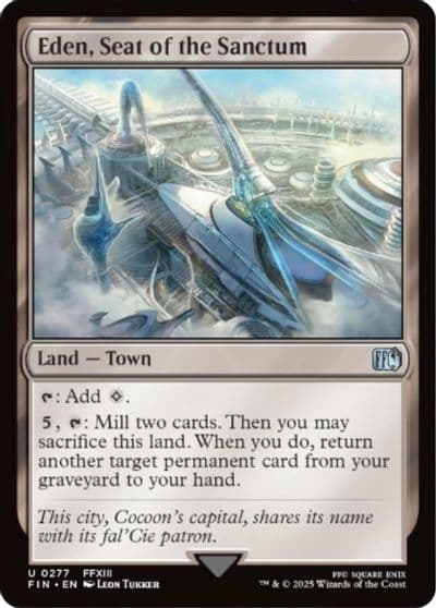 Eden Seat of the Sanctum FINAL FANTASY Magic card