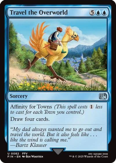 Travel the Overworld FINAL FANTASY Magic card