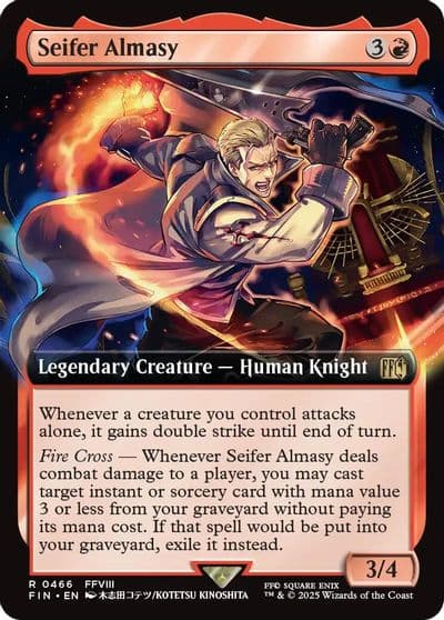 Seifer Almasy Extended Art FINAL FANTASY Magic card
