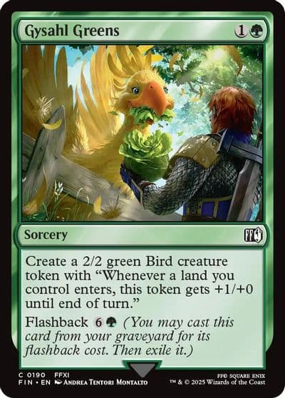 Gysahl Greens FINAL FANTASY Magic card