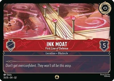 Ink Moat First Line of Defense Illumineer's Quest: Palace Heist Lorcana card