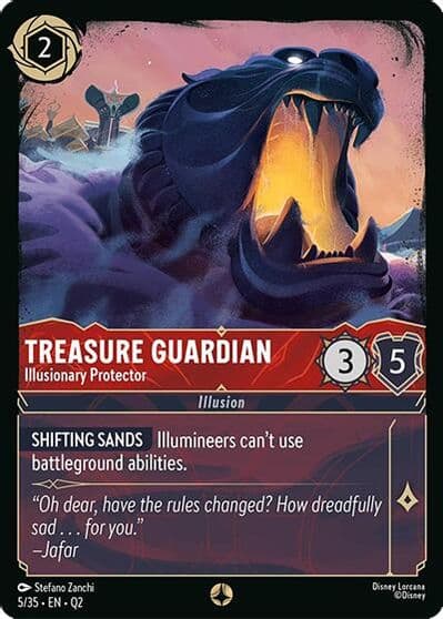 Treasure Guardian Illusionary Protector Illumineer's Quest: Palace Heist Lorcana card