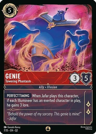 Genie Towering Phantasm Illumineer's Quest: Palace Heist Lorcana card