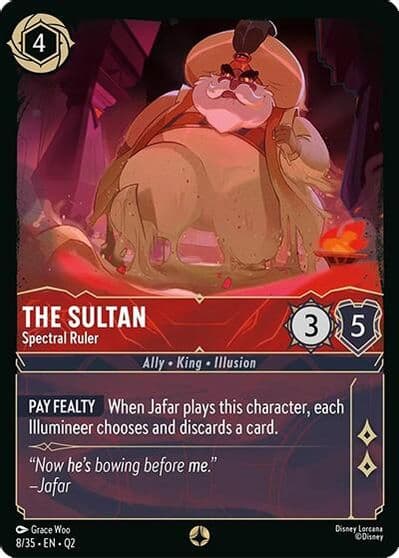The Sultan Spectral Ruler Illumineer's Quest: Palace Heist Lorcana card