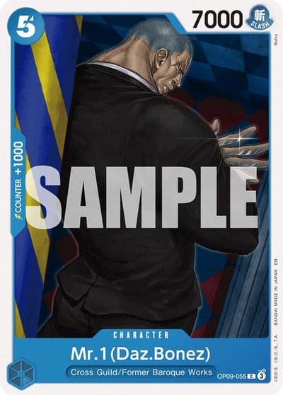 Mr1DazBonez Reprint Starter Deck 25: BLUE Buggy One Piece card