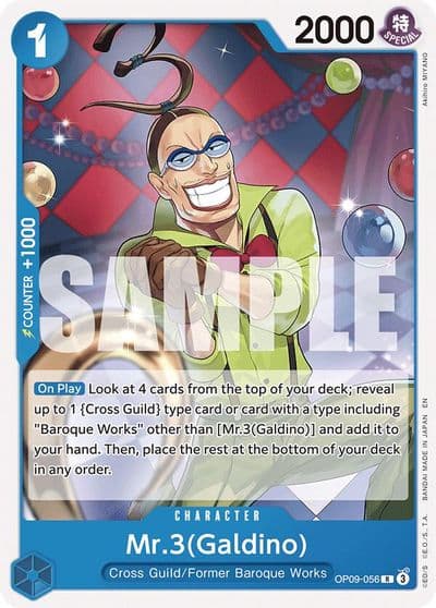 Mr3Galdino Reprint Starter Deck 25: BLUE Buggy One Piece card