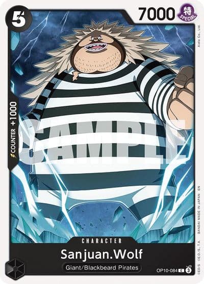 SanjuanWolf Reprint Starter Deck 27: BLACK Marshall.D.Teach One Piece card