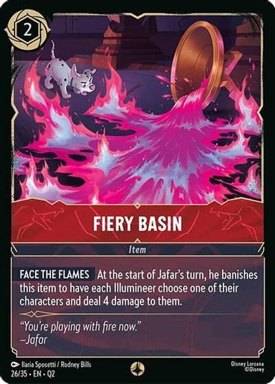 Fiery Basin Illumineer's Quest: Palace Heist Lorcana card