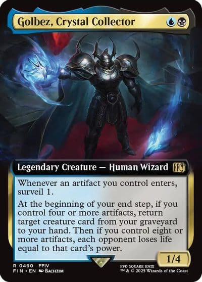 Golbez Crystal Collector Extended Art FINAL FANTASY Magic card