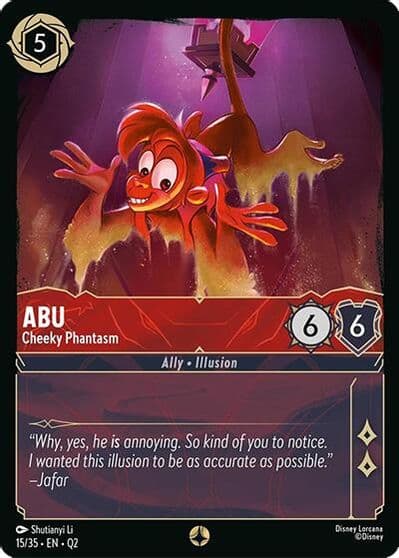 Abu Cheeky Phantasm Illumineer's Quest: Palace Heist Lorcana card