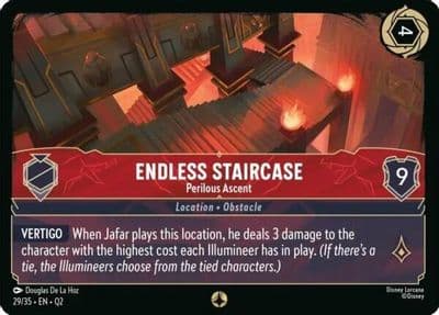 Endless Staircase Perilous Ascent Illumineer's Quest: Palace Heist Lorcana card