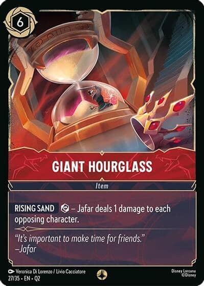 Giant Hourglass Illumineer's Quest: Palace Heist Lorcana card