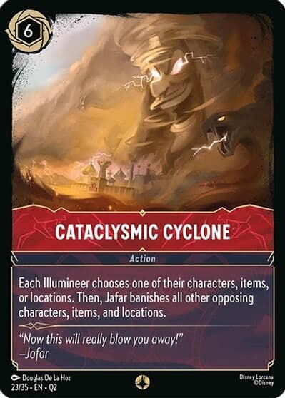 Cataclysmic Cyclone Illumineer's Quest: Palace Heist Lorcana card