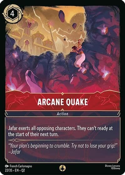 Arcane Quake Illumineer's Quest: Palace Heist Lorcana card