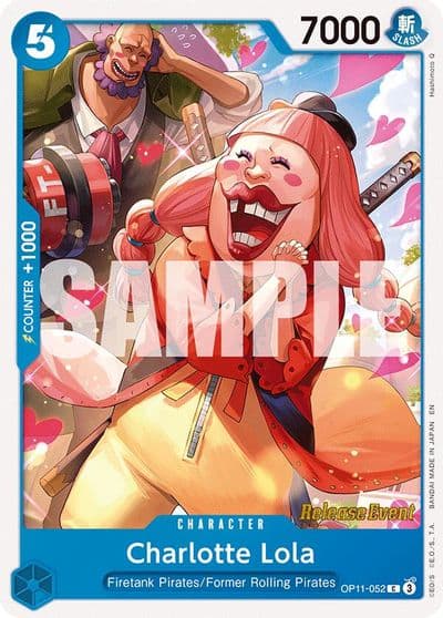 Charlotte Lola A Fist of Divine Speed Release Event Cards One Piece card