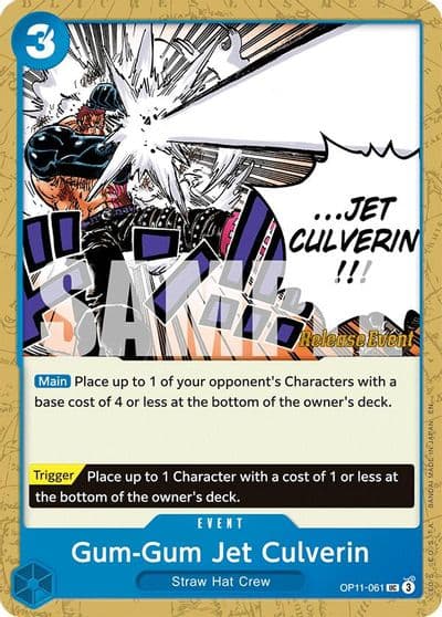 Gum Gum Jet Culverin A Fist of Divine Speed Release Event Cards One Piece card