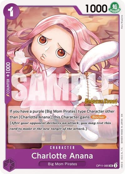 Charlotte Anana A Fist of Divine Speed Release Event Cards One Piece card