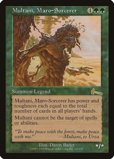 Multani Maro Sorcerer Urza's Legacy Magic card