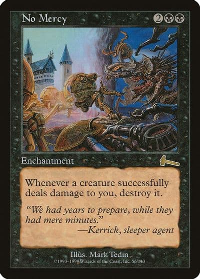 No Mercy Urza's Legacy Magic card