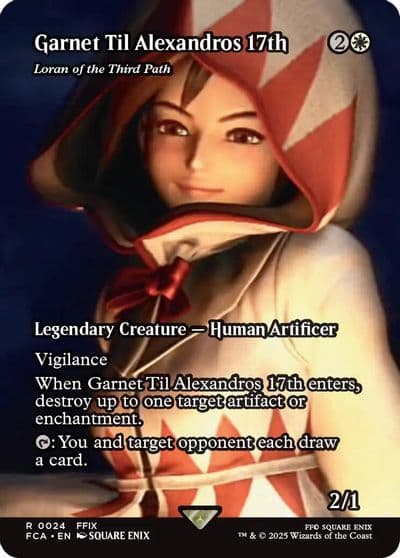 Garnet Til Alexandros 17th Loran of the Third Path Showcase FINAL FANTASY: Through the Ages Magic card