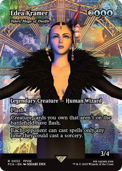 Edea Kramer Teferi Mage of Zhalfir Showcase FINAL FANTASY: Through the Ages Magic card