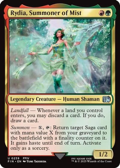 Rydia Summoner of Mist FINAL FANTASY Magic card