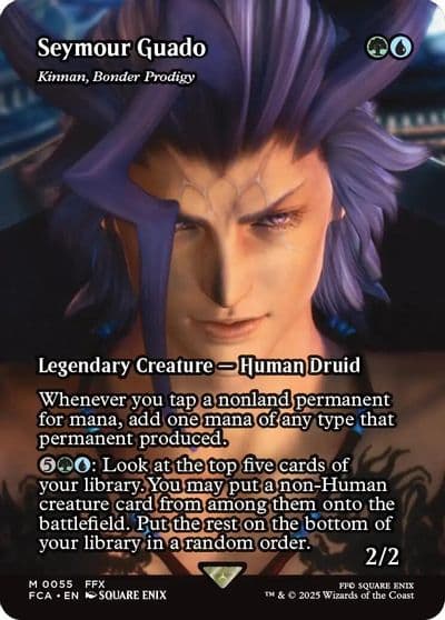 Seymour Guado Kinnan Bonder Prodigy Showcase FINAL FANTASY: Through the Ages Magic card