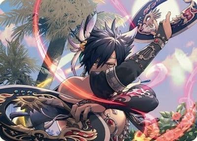 Dancers Chakrams Art Card Art Series: FINAL FANTASY Magic card