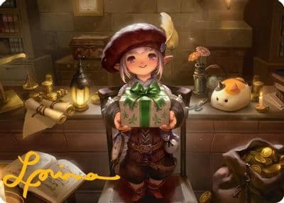 Tataru Taru Art Card Gold Stamped Signature Art Series: FINAL FANTASY Magic card