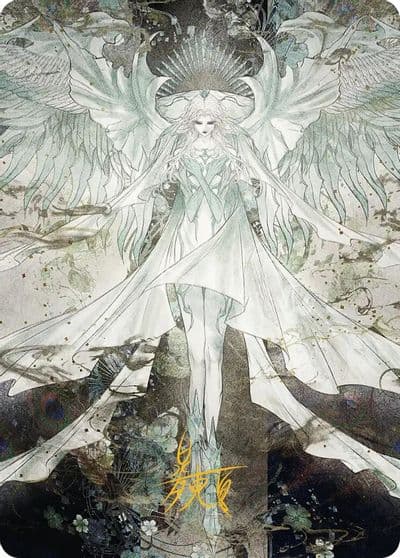 Hydaelyn the Mothercrystal Art Card Gold Stamped Signature Art Series: FINAL FANTASY Magic card