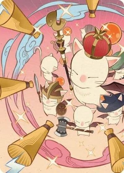 Summon Good King Mog XII Art Card Art Series: FINAL FANTASY Magic card
