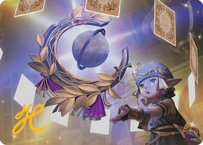 Astrologians Planisphere Art Card Gold Stamped Signature Art Series: FINAL FANTASY Magic card