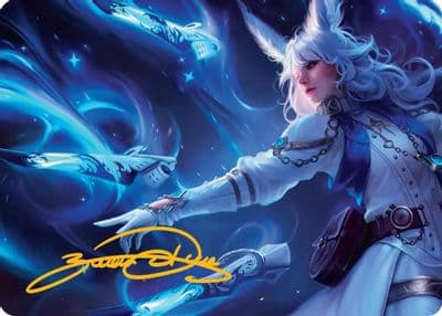 Sages Nouliths Art Card Gold Stamped Signature Art Series: FINAL FANTASY Magic card