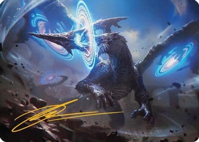 Yiazmat Ultimate Mark Art Card Gold Stamped Signature Art Series: FINAL FANTASY Magic card