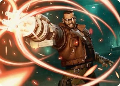 Barret Wallace Art Card Art Series: FINAL FANTASY Magic card